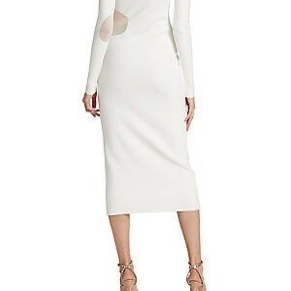 ZEYNEP ARCAY Sheer Midi Knit Dress With Sheer cut out Panels New With Ta… - Picture 10 of 16